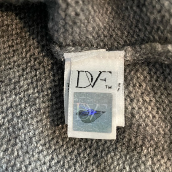 Diane von Furstenberg Talassa Turtleneck Sweater Gray Small - Picture 6 of 7